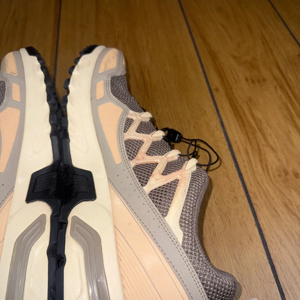 Salomon‎ ACS+ OG Athletic Trail Running Shoes Beige Gray US W13 M12 Quick Lace